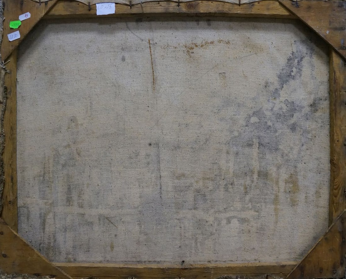 Oil painting View from the yard Chuykov S. A. - 7