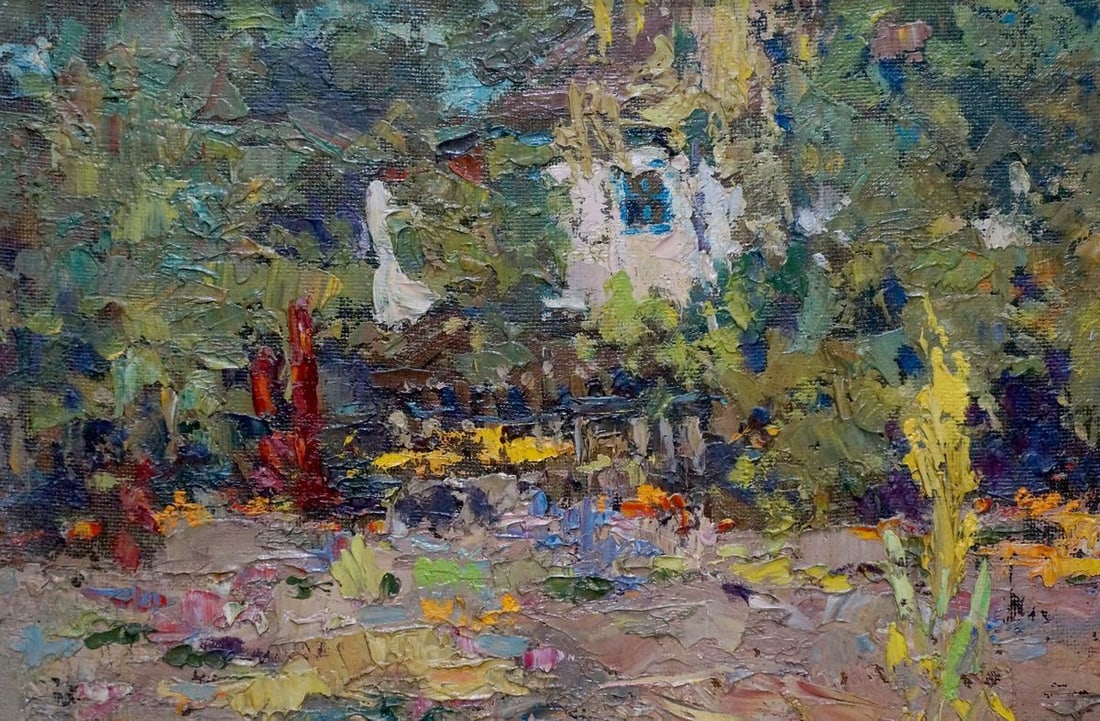 Oil painting Garden Sheludko Leonid Nikolaevich - 3