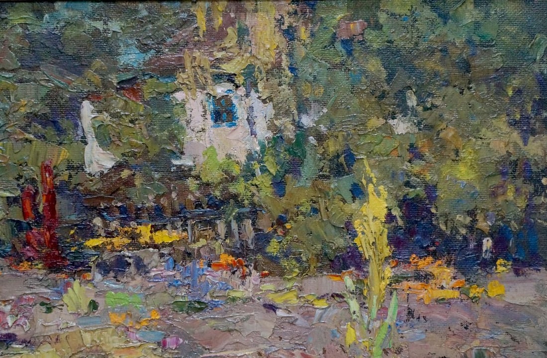 Oil painting Garden Sheludko Leonid Nikolaevich - 4
