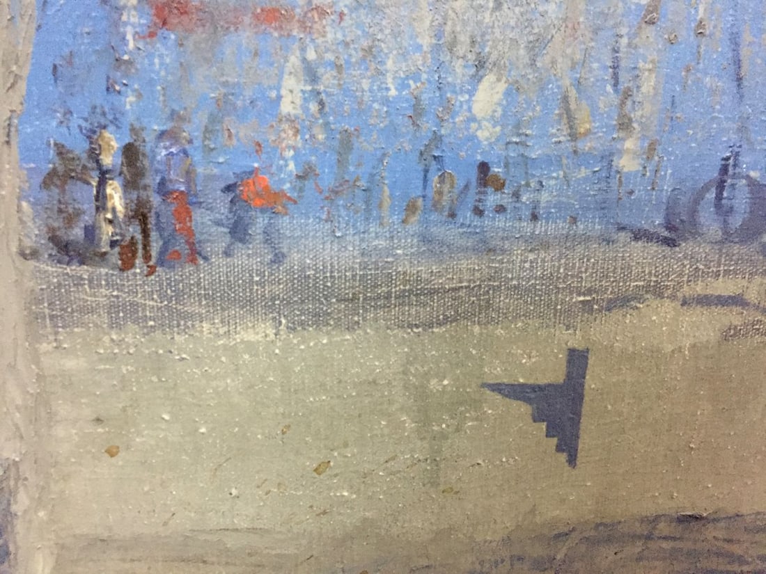 Oil painting Blue spring Alexey Fedorovich Vlasov - 6