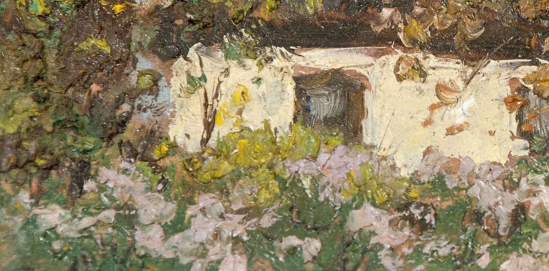 Oil painting an evening over my house Ivan Tsyupka - 7