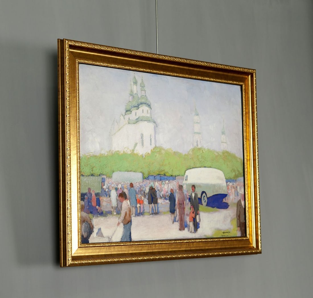 Oil Painting at the Old Fair by Sovit Artist Ivan Tsyupka - 5