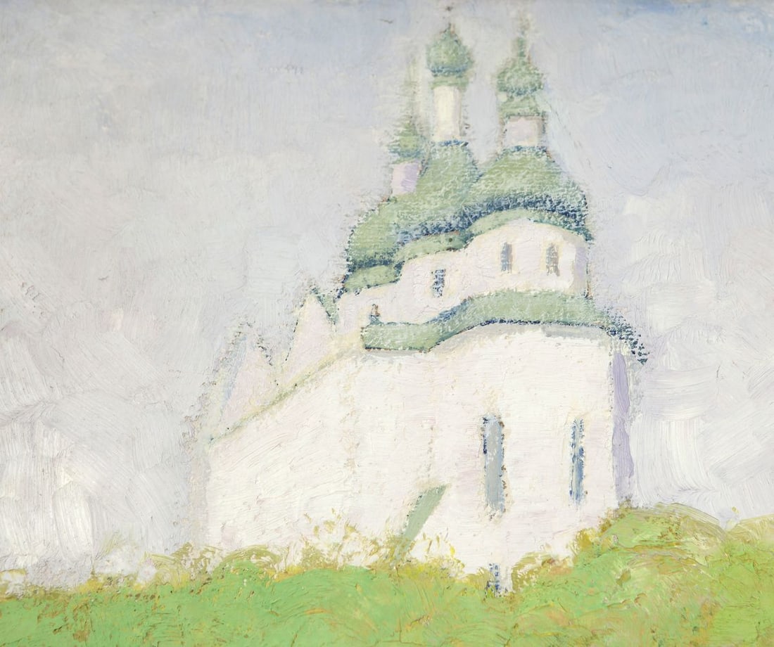 Oil Painting at the Old Fair by Sovit Artist Ivan Tsyupka - 7