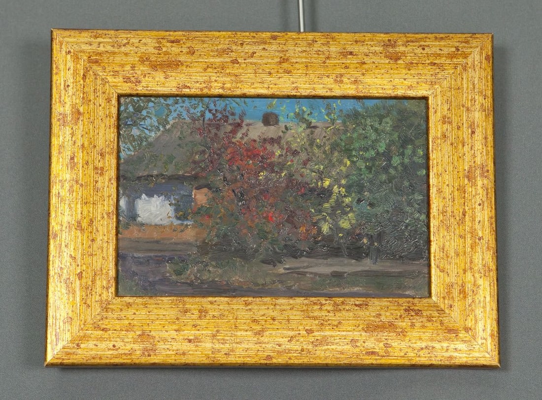 Oil painting Old house Ivan Kirillovich Tsyupka - 2