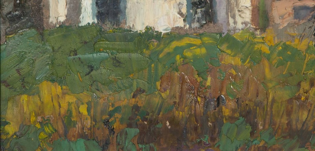 Oil painting Beginning of autumn Ivan Kirillovich Tsyupka - 6