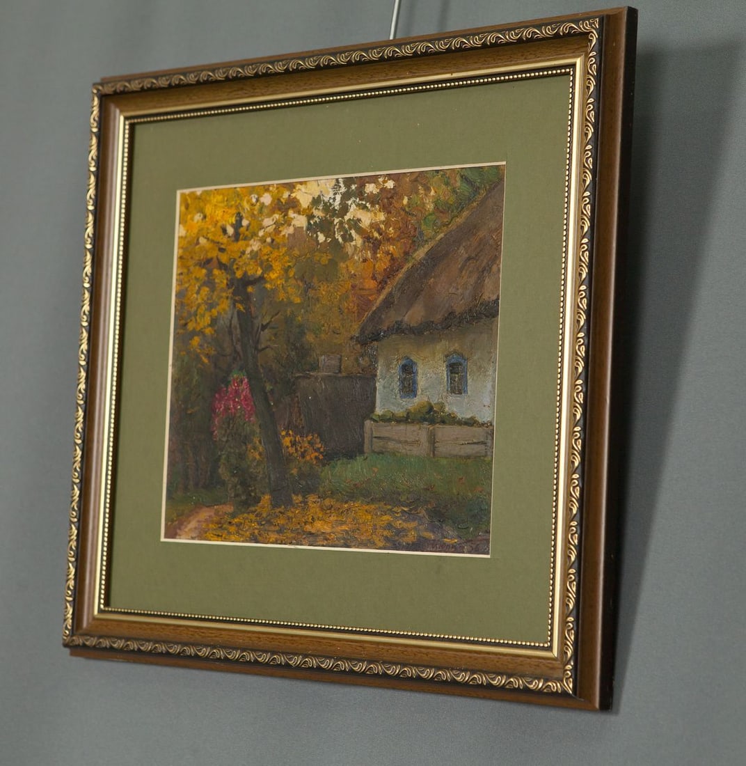 Oil painting Autumn and comfort - 2