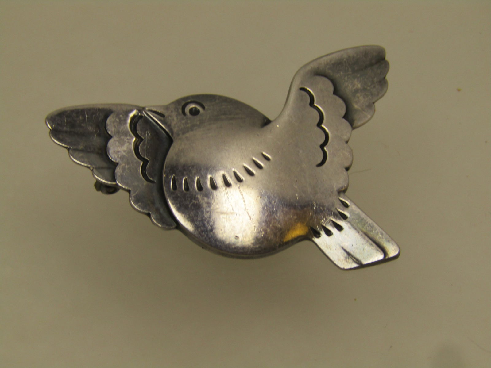 Vintage Sterling Bird Brooch, Georg Jensen, Denmark, 1950's - 3