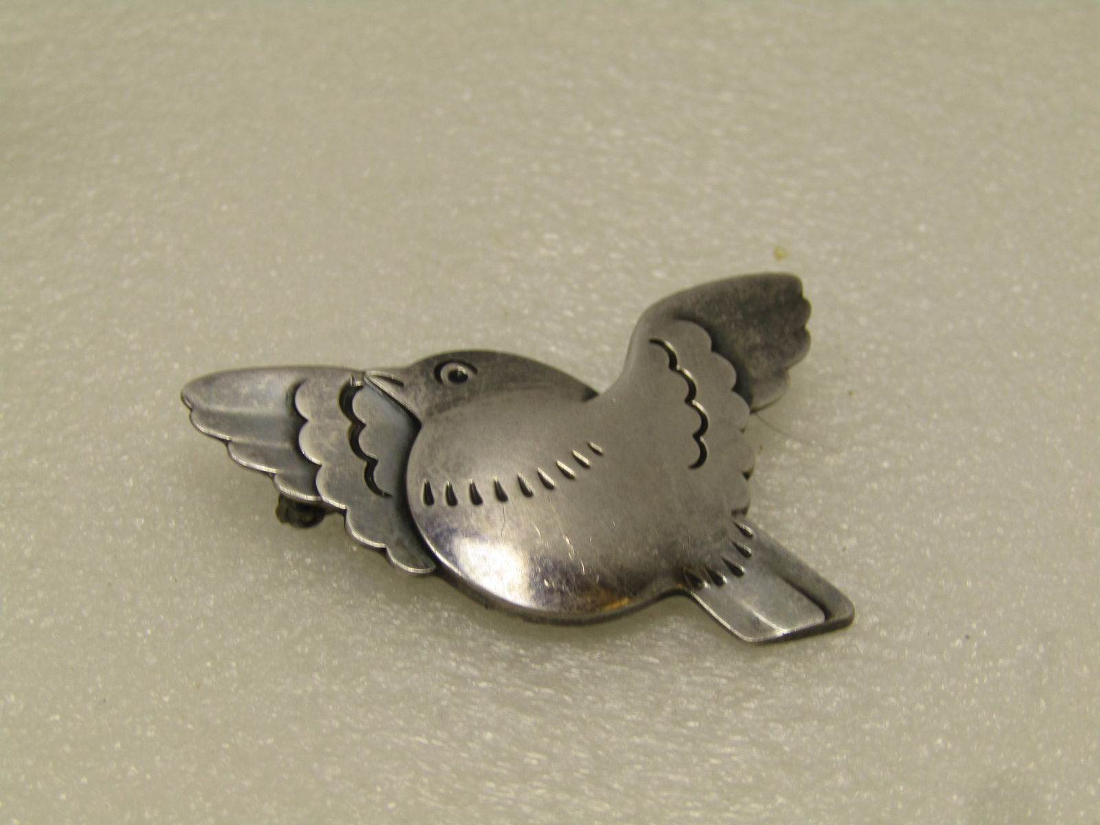 Vintage Sterling Bird Brooch, Georg Jensen, Denmark, 1950's - 6