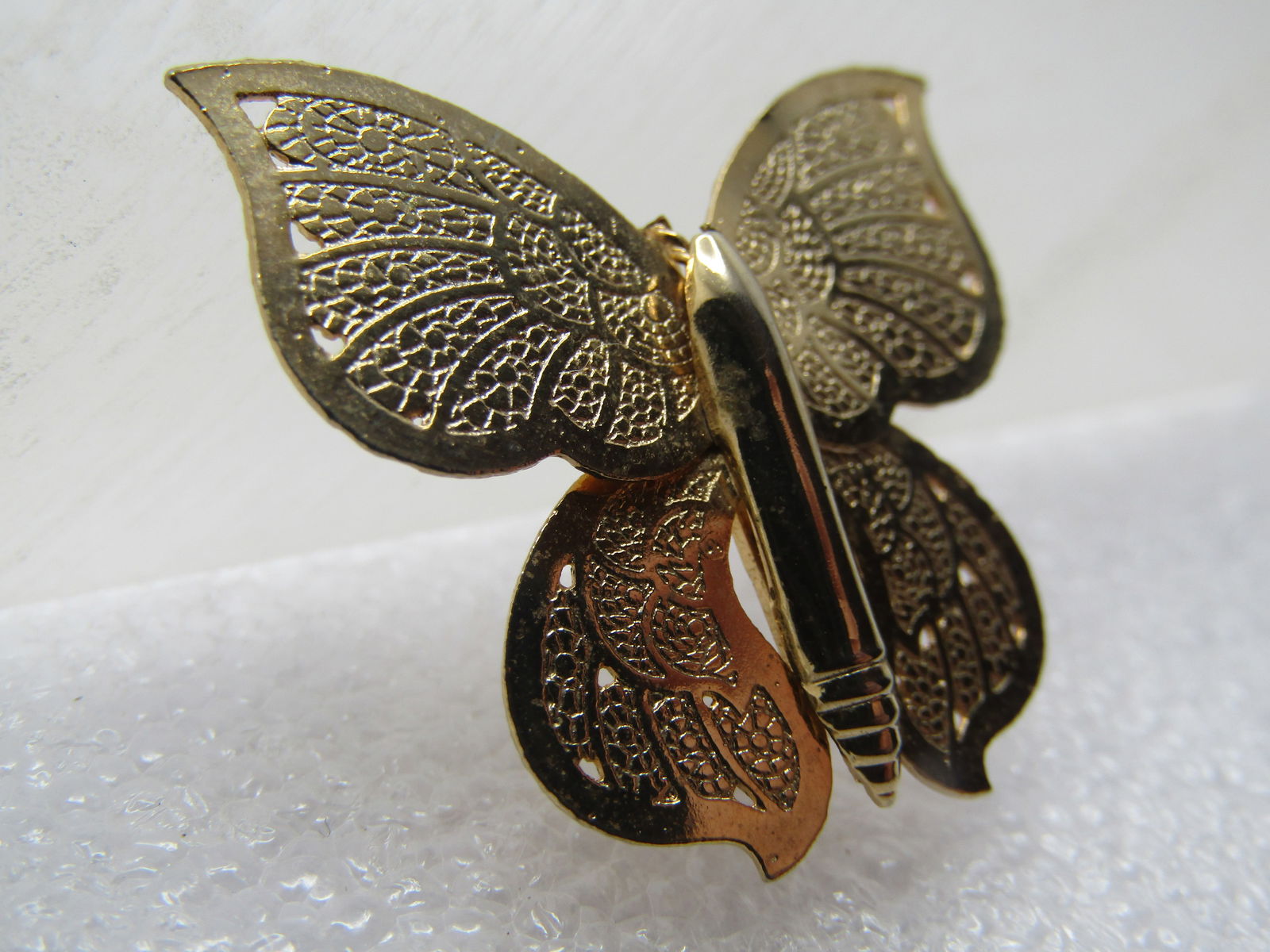 Vintage Butterfly Brooch, 1960's, 1.25" - 3
