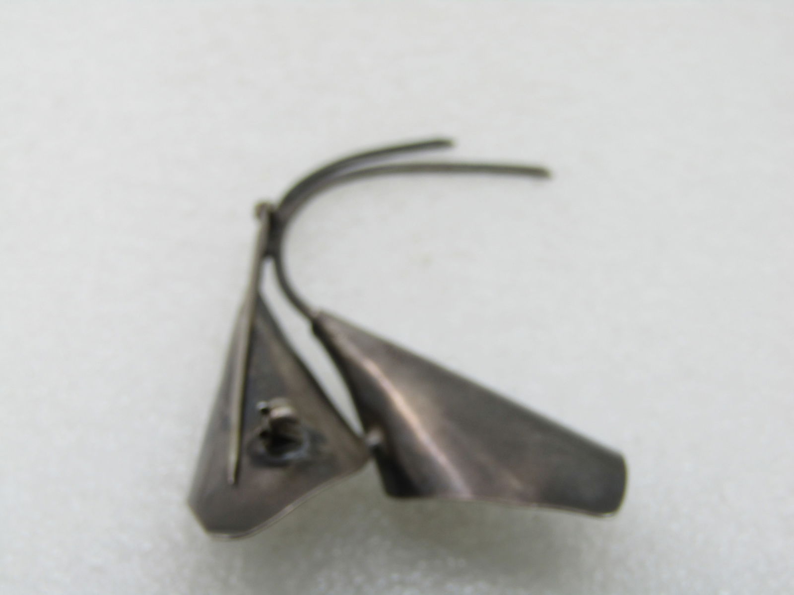 Vintage Stuart Nye Calla Lilies Brooch, 3", Double Stem - 6