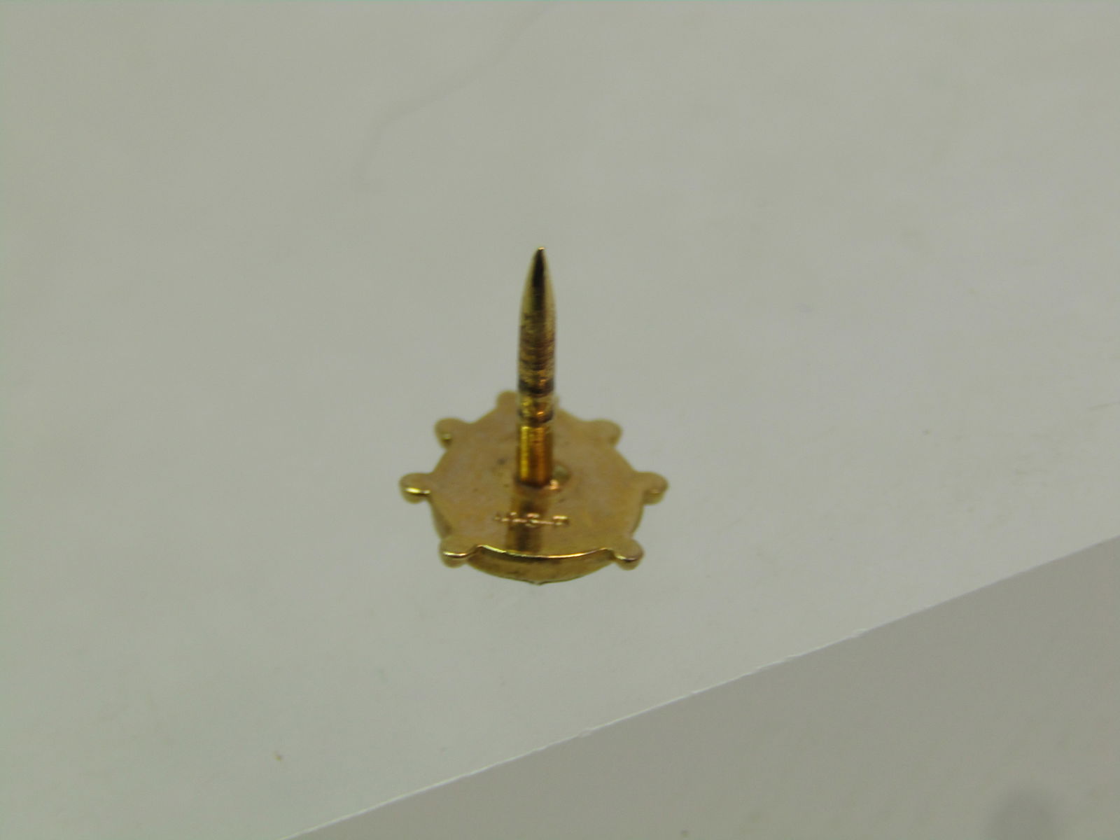 Vintage 14kt Enameled Lady Bug Tack Pin, Signed HSR, Mid-Century - 4