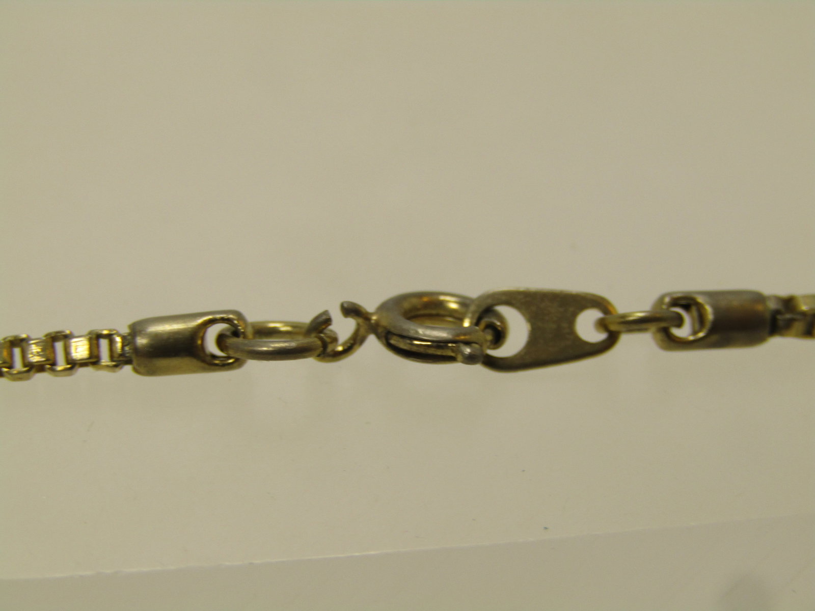 Vintage Damascene Bird Necklace, 20" Box Chain, Signed Ai, 1960's-1970's - 6