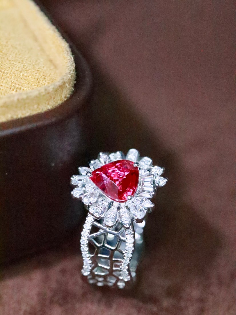 Platinum Ruby Ring - 4