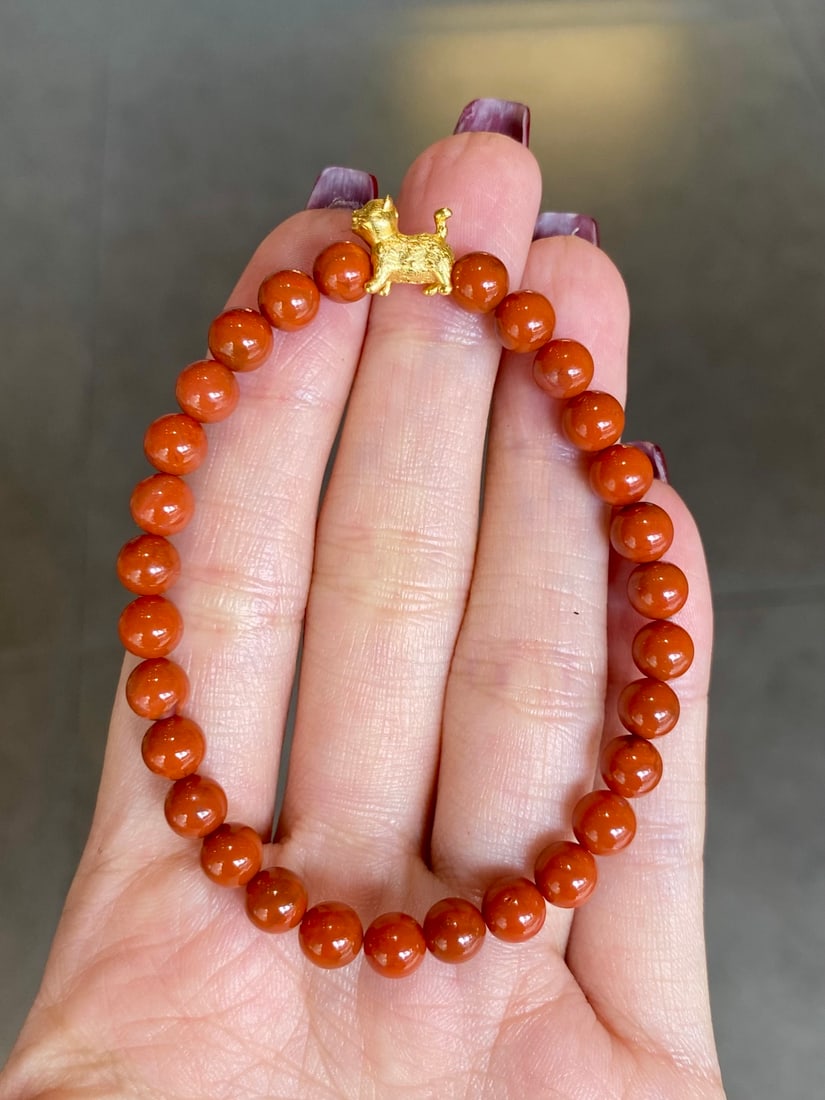 Southern Red Agate Bracelet - 5