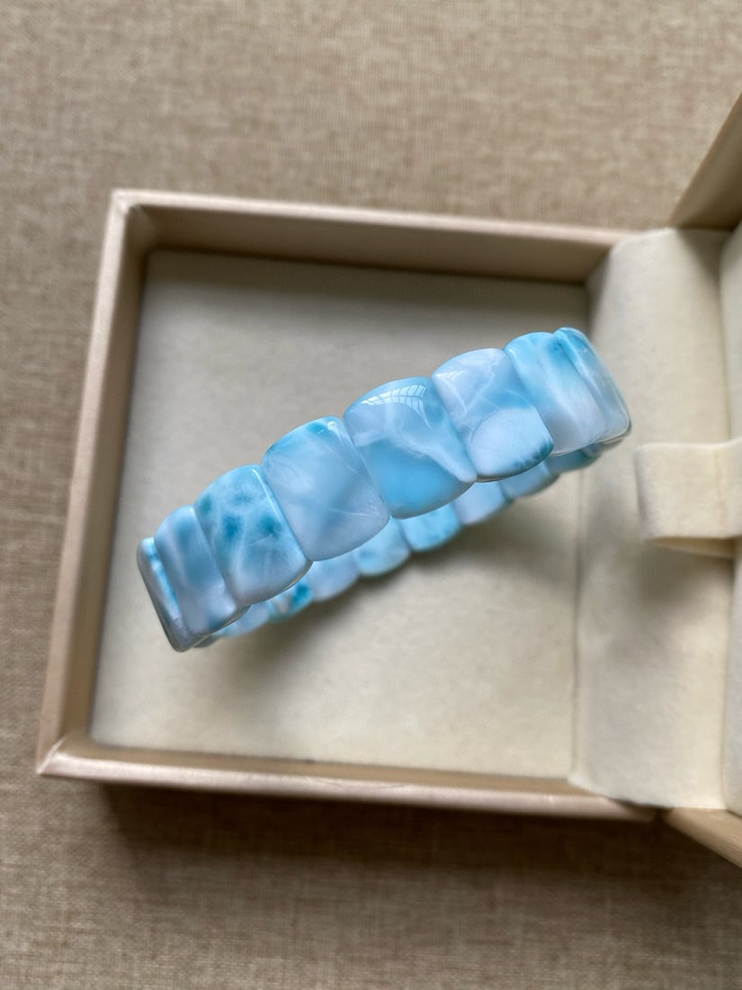 Natural Larimar Bracelet - 10
