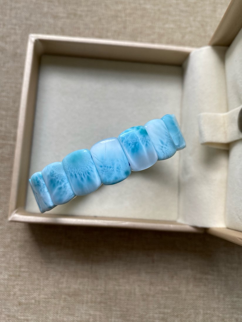 Natural Larimar Bracelet - 9