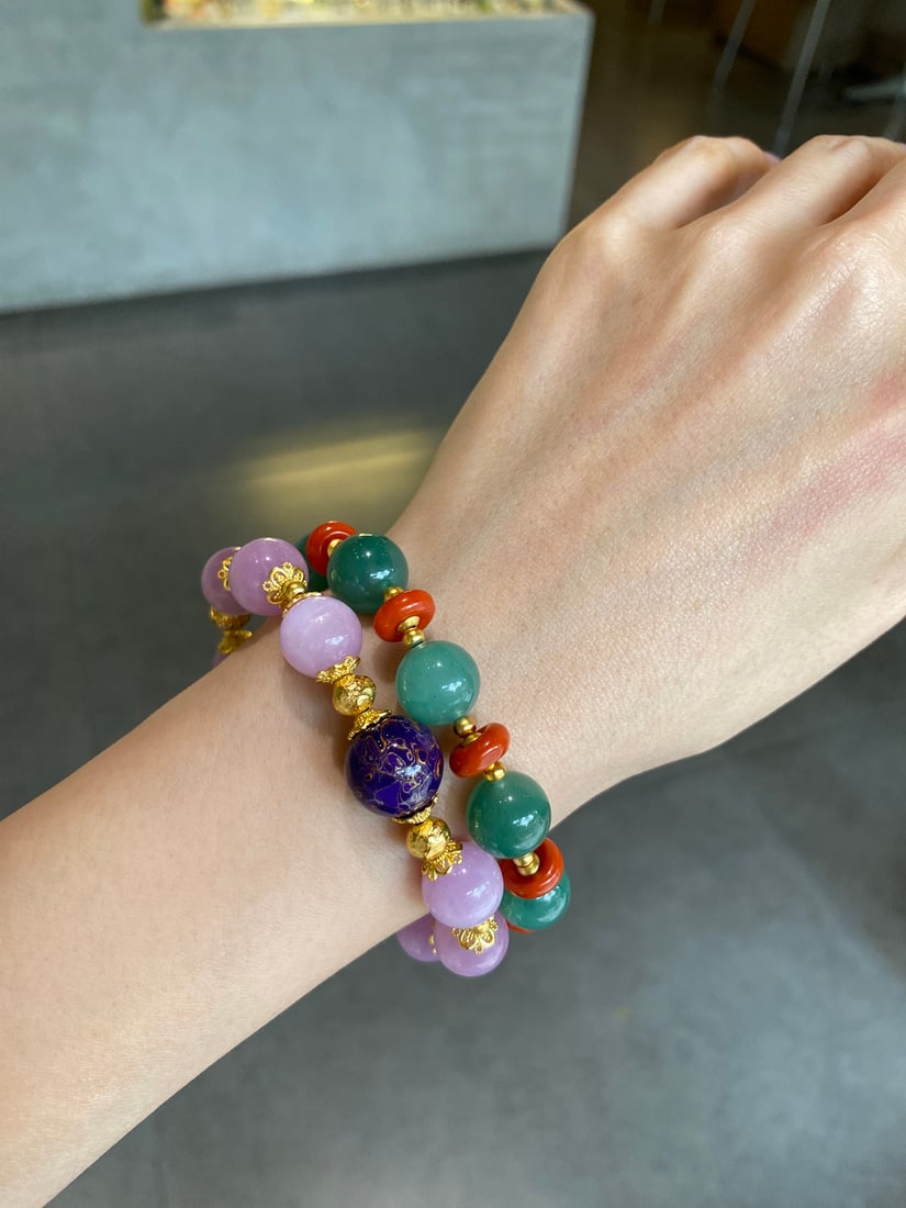 Natural Kunzite Bracelet - 6