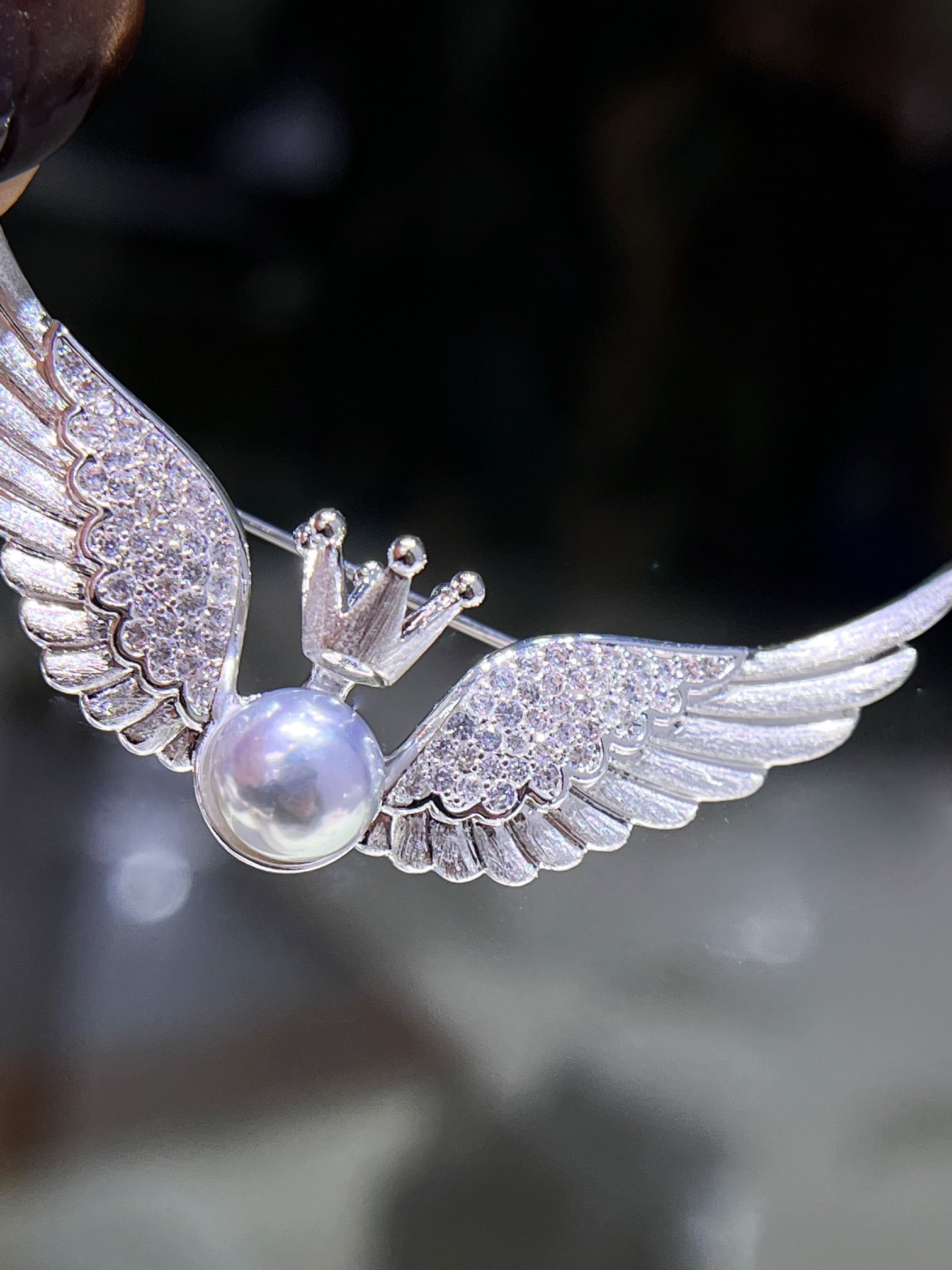 Natural Pearl Brooch - 2