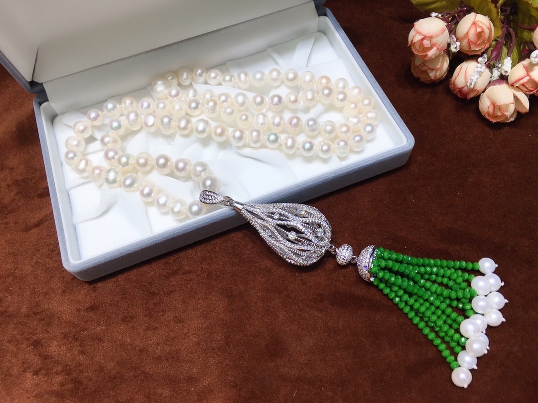 Natural Pearl Necklace - 4