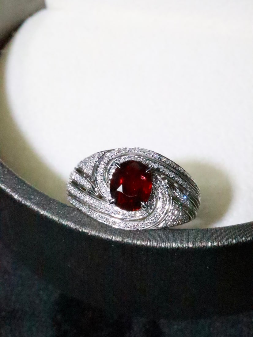 18K Gold Ruby Ring - 2