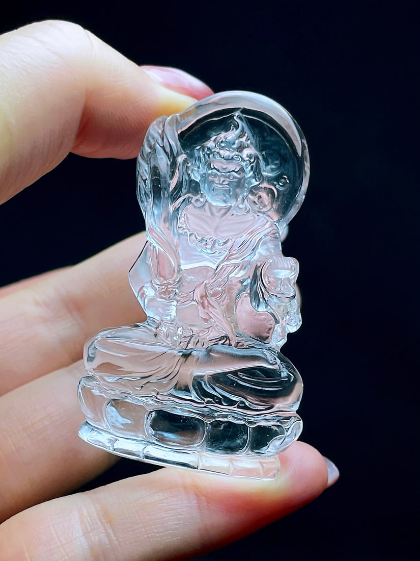 Natural White Crystal Pendant - 3