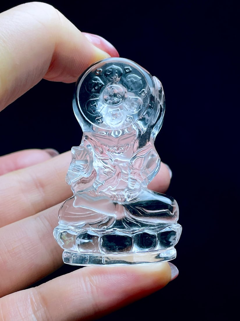 Natural White Crystal Pendant - 4