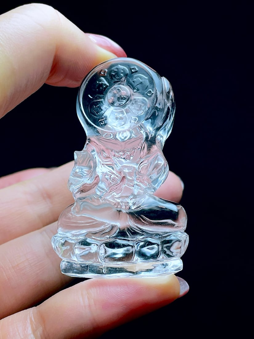 Natural White Crystal Pendant - 7