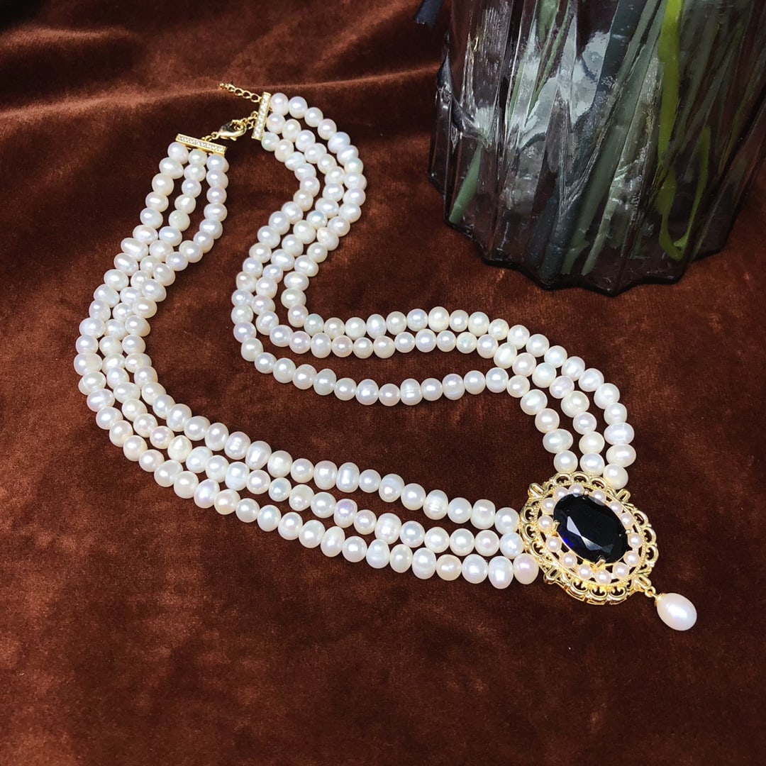 Natural Pearl Necklace - 2