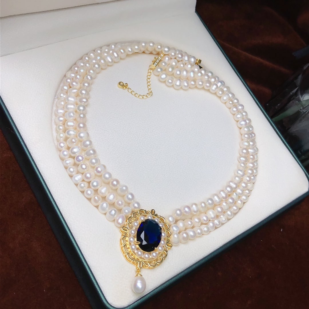 Natural Pearl Necklace - 3