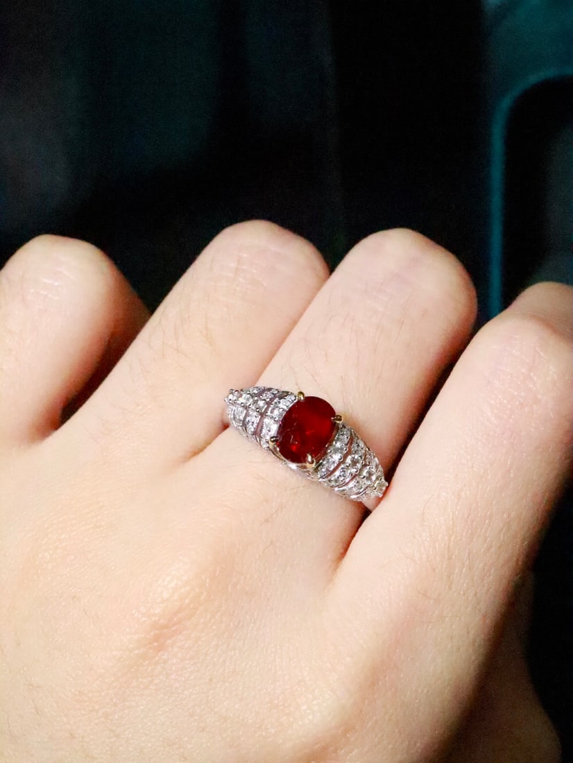 18K Gold Ruby Ring - 4