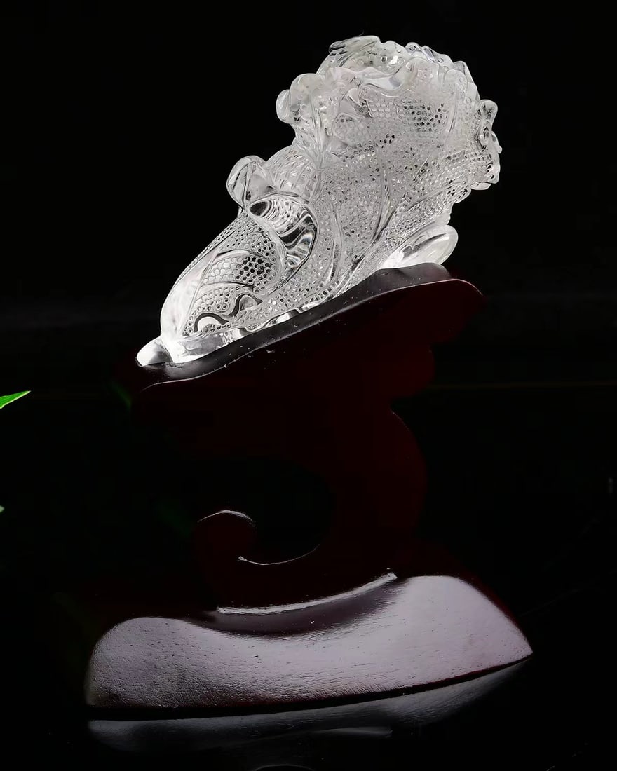 White Crystal Sculpture - 2