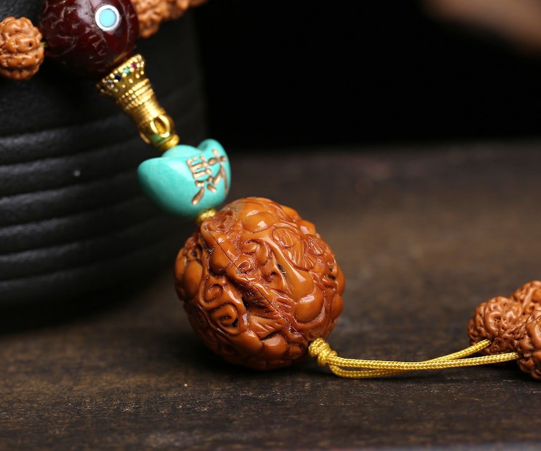 Gold Bodhi Bead Bracelet - 4