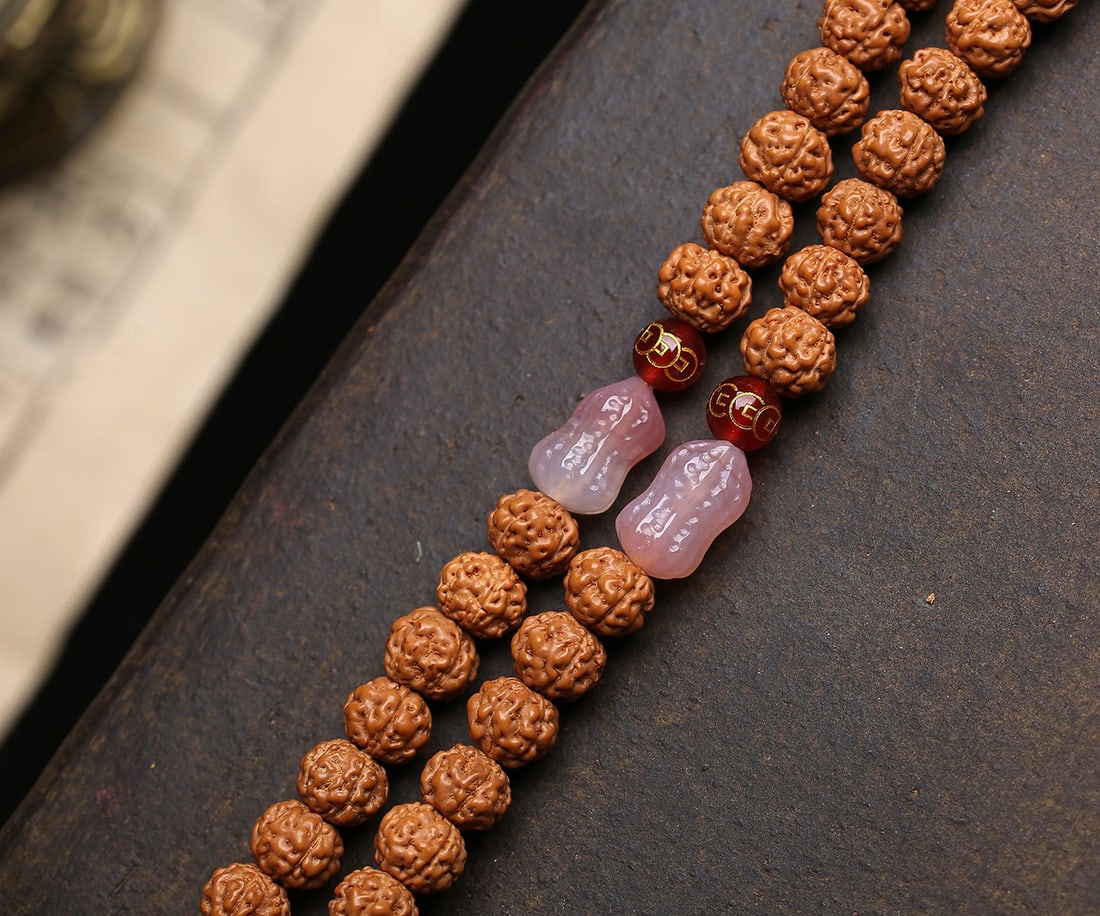 Gold Bodhi Bead Bracelet - 5