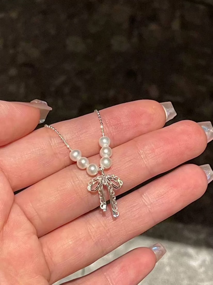 Natural Freshwater Pearl Necklace - 3