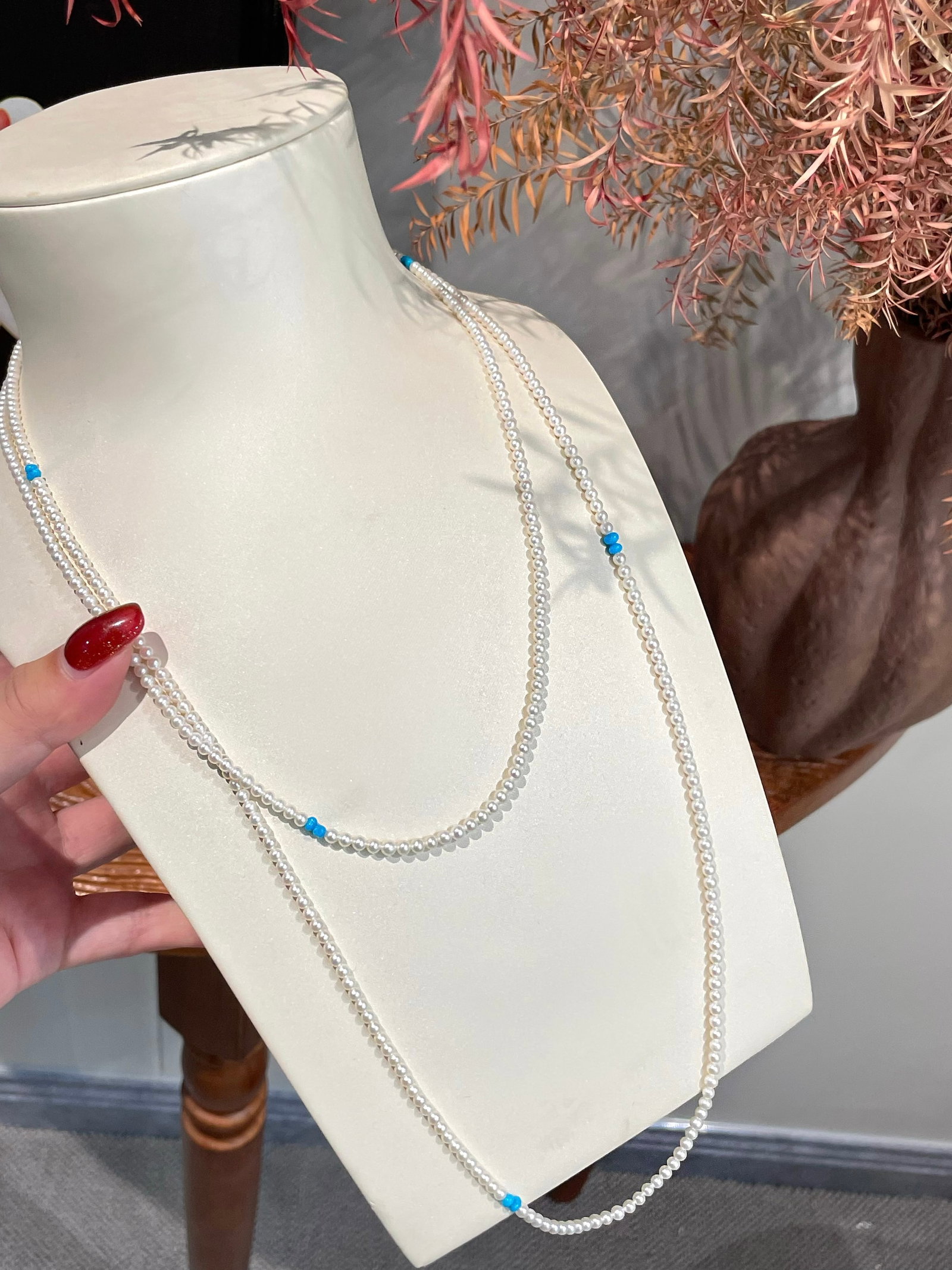 Aurora Freshwater Pearl Necklace - 5