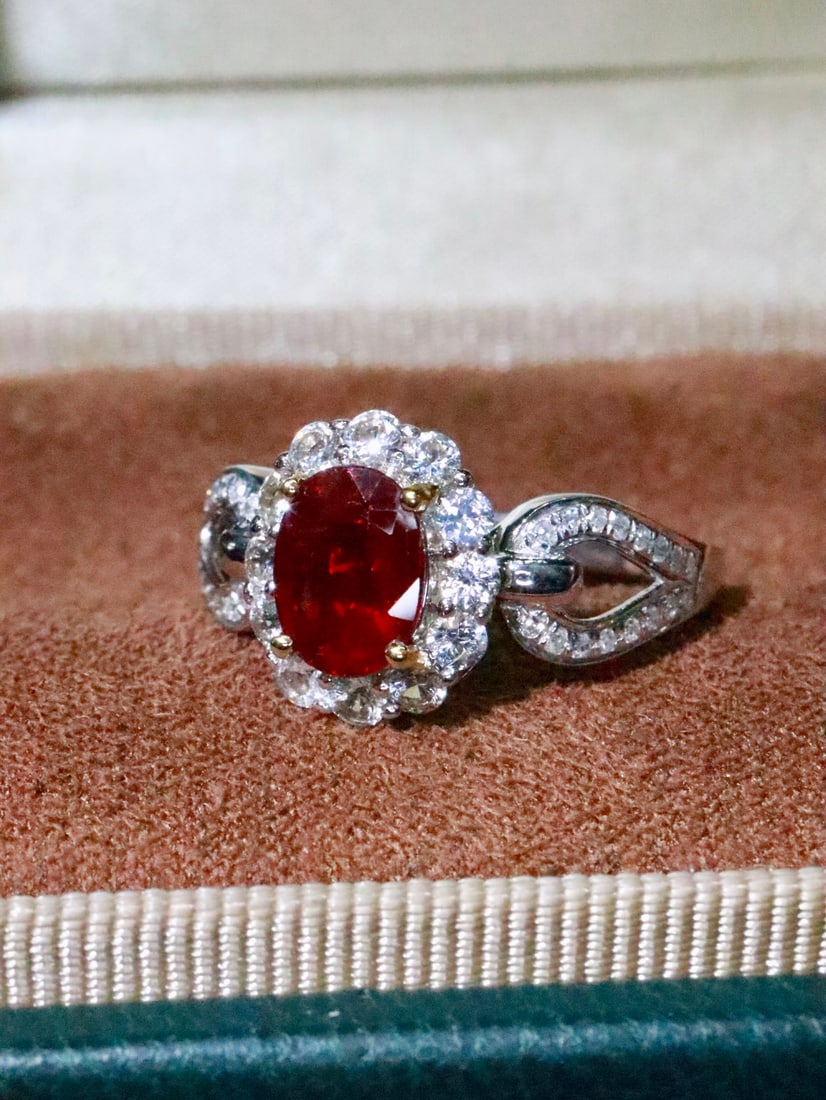 18K Gold Ruby Ring - 2