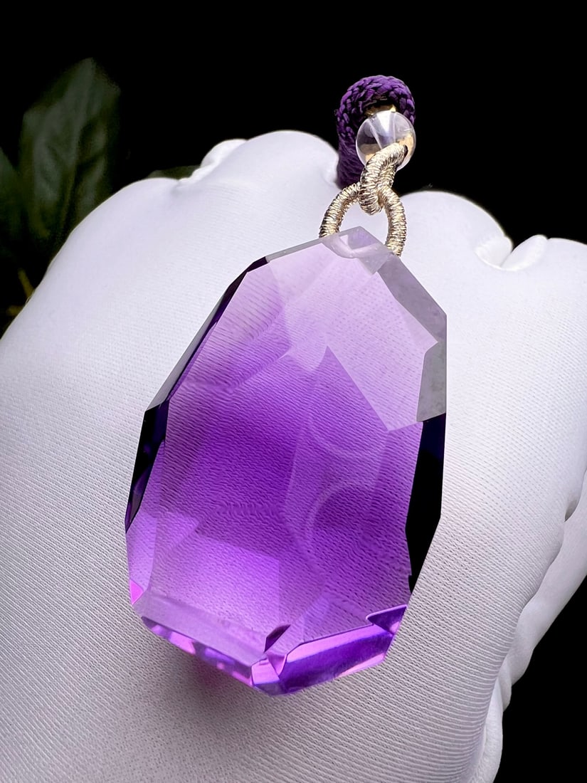 Natural Amethyst Pendant - 2