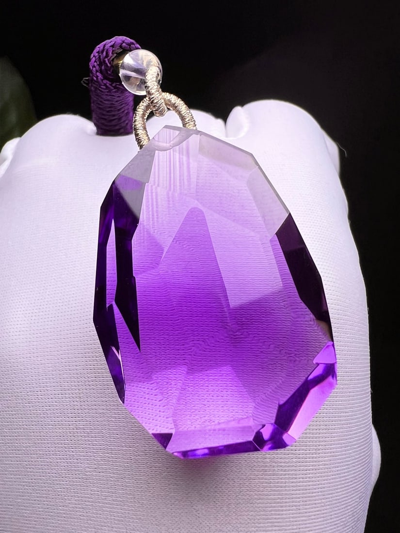 Natural Amethyst Pendant - 3