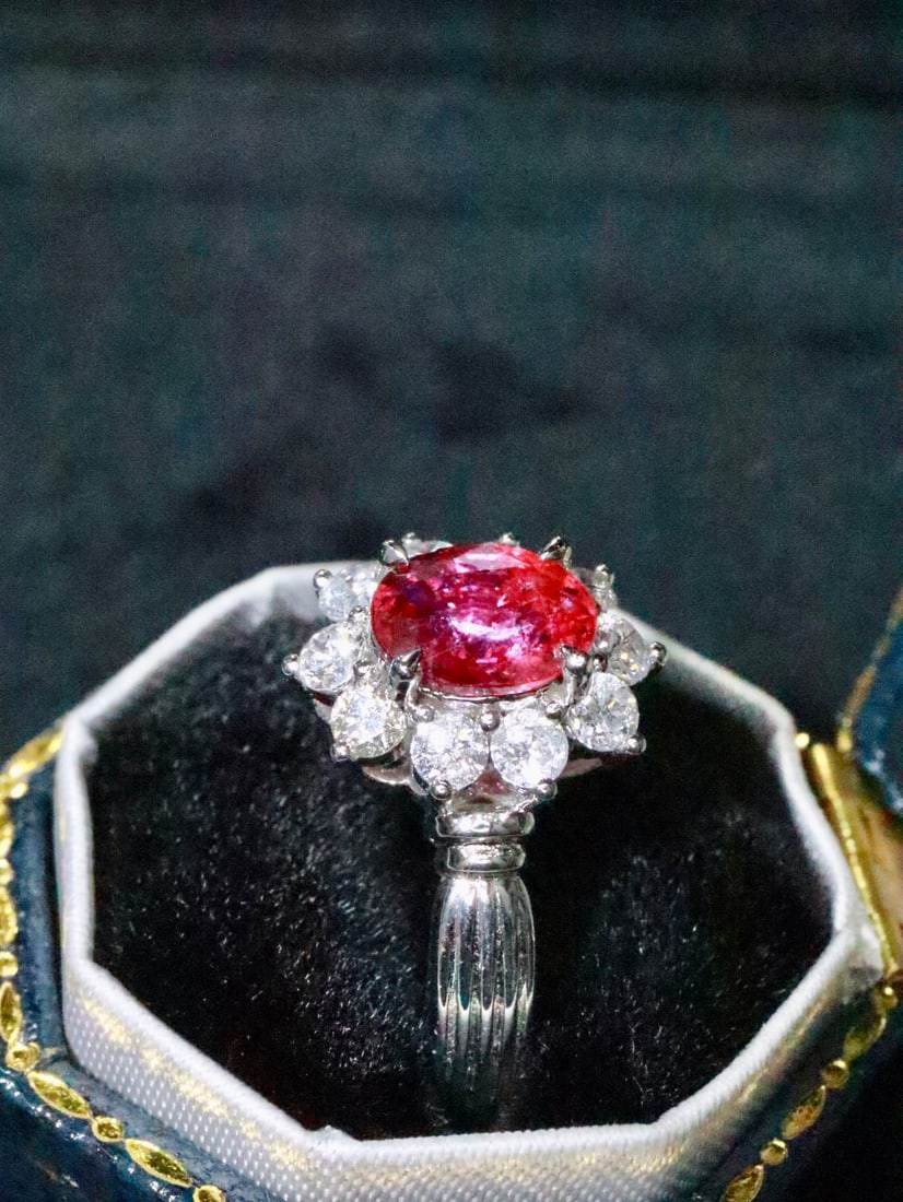 PT950 Platinum Ruby Ring - 2