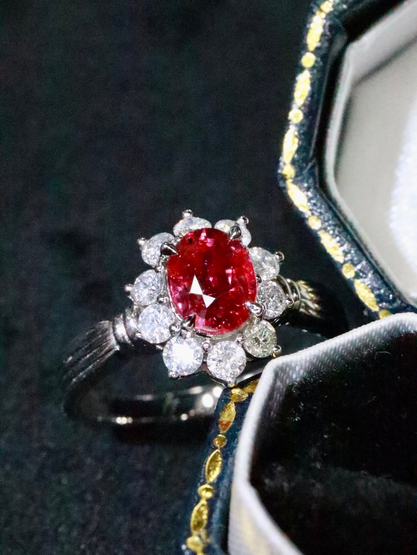PT950 Platinum Ruby Ring - 4