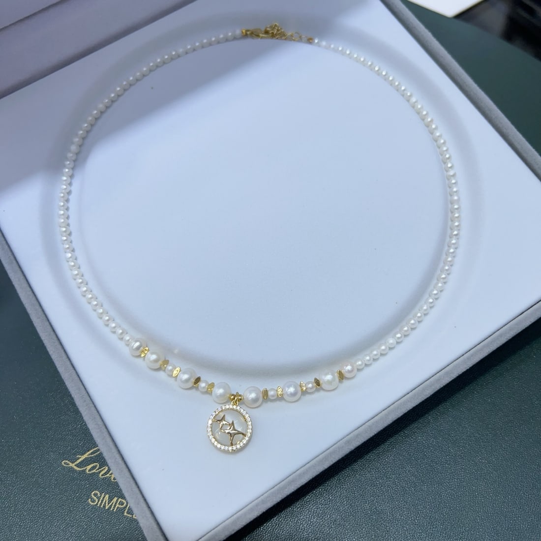 Freshwater pearl necklace - 5
