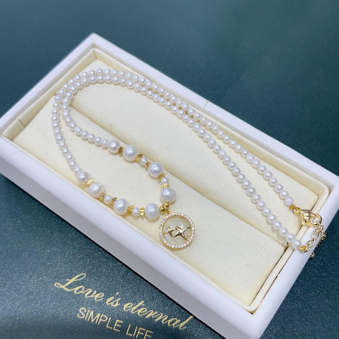 Freshwater pearl necklace - 6