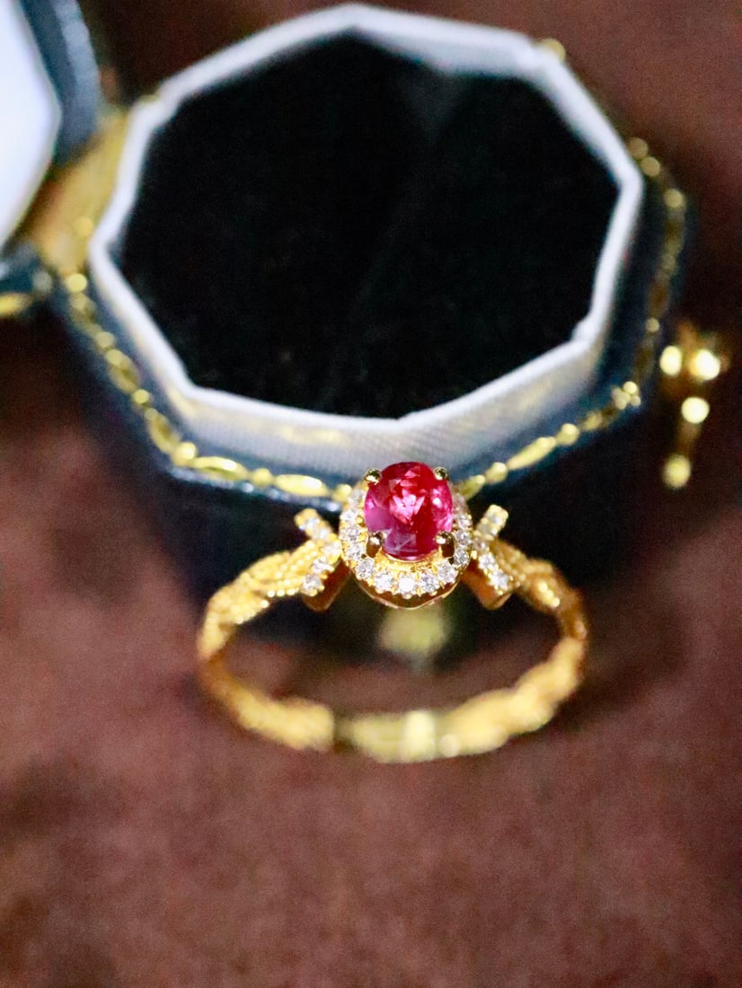 18K Gold Ruby Ring - 3