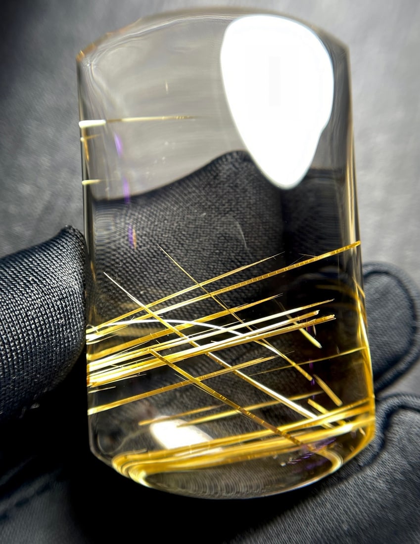 Natural Titanium Crystal "No Worries" Pendant - 2