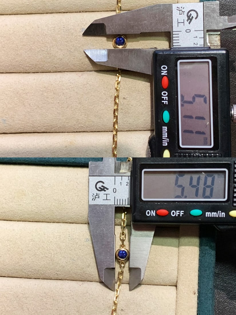 18K Gold Sapphire Bracelet - 2