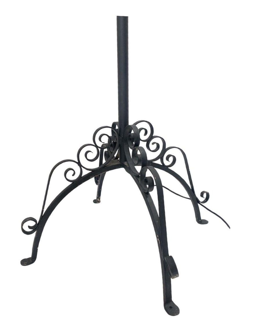 French Victorian Iron Candelabra - 15