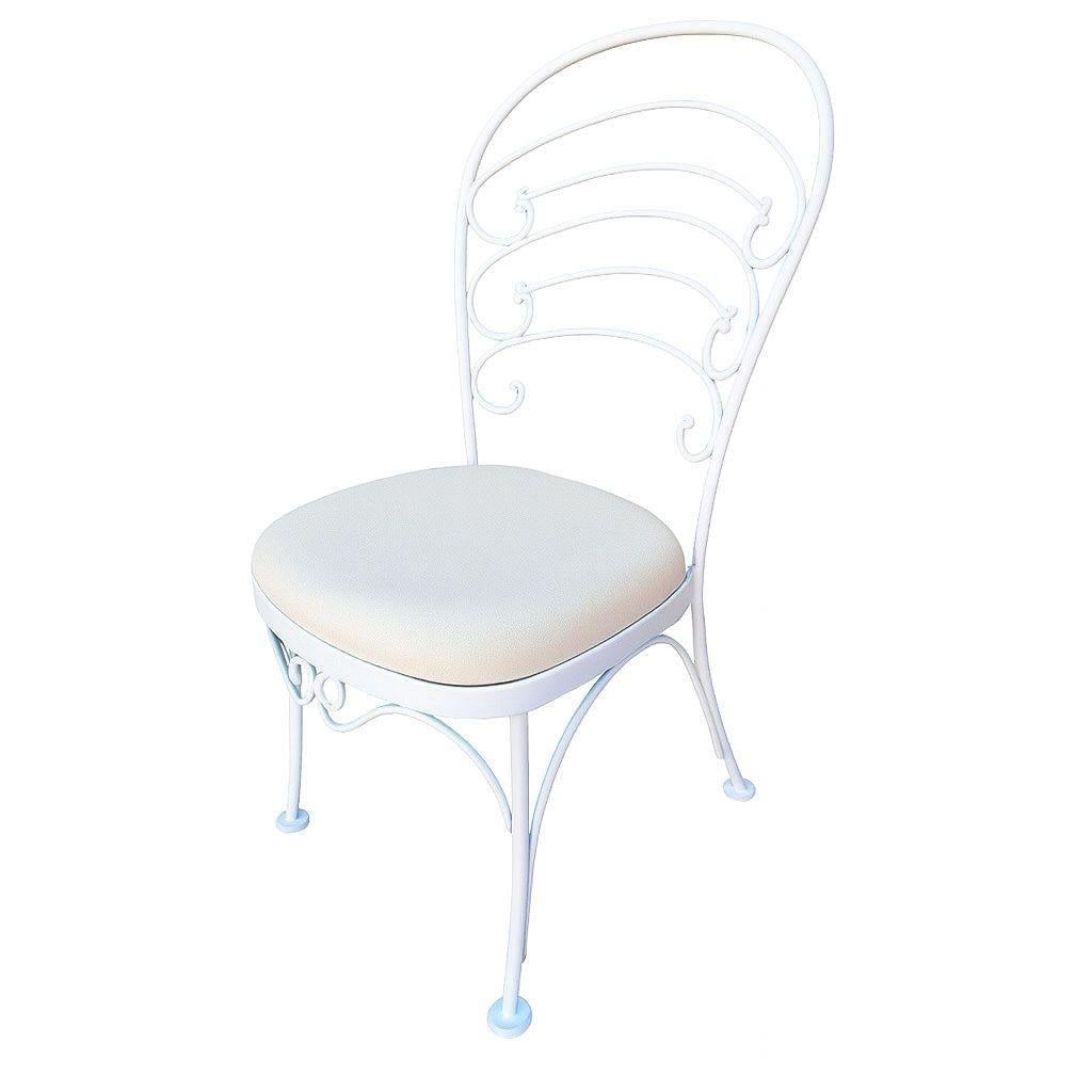 Woodard "Ribcage" Patio/Outdoor Lounge Chair w/ Brass Accent, Set of Two - 3