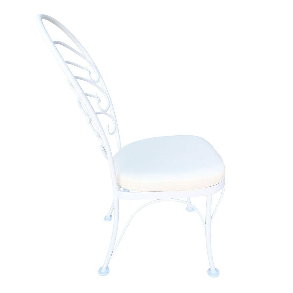 Woodard "Ribcage" Patio/Outdoor Lounge Chair w/ Brass Accent, Set of Two - 4