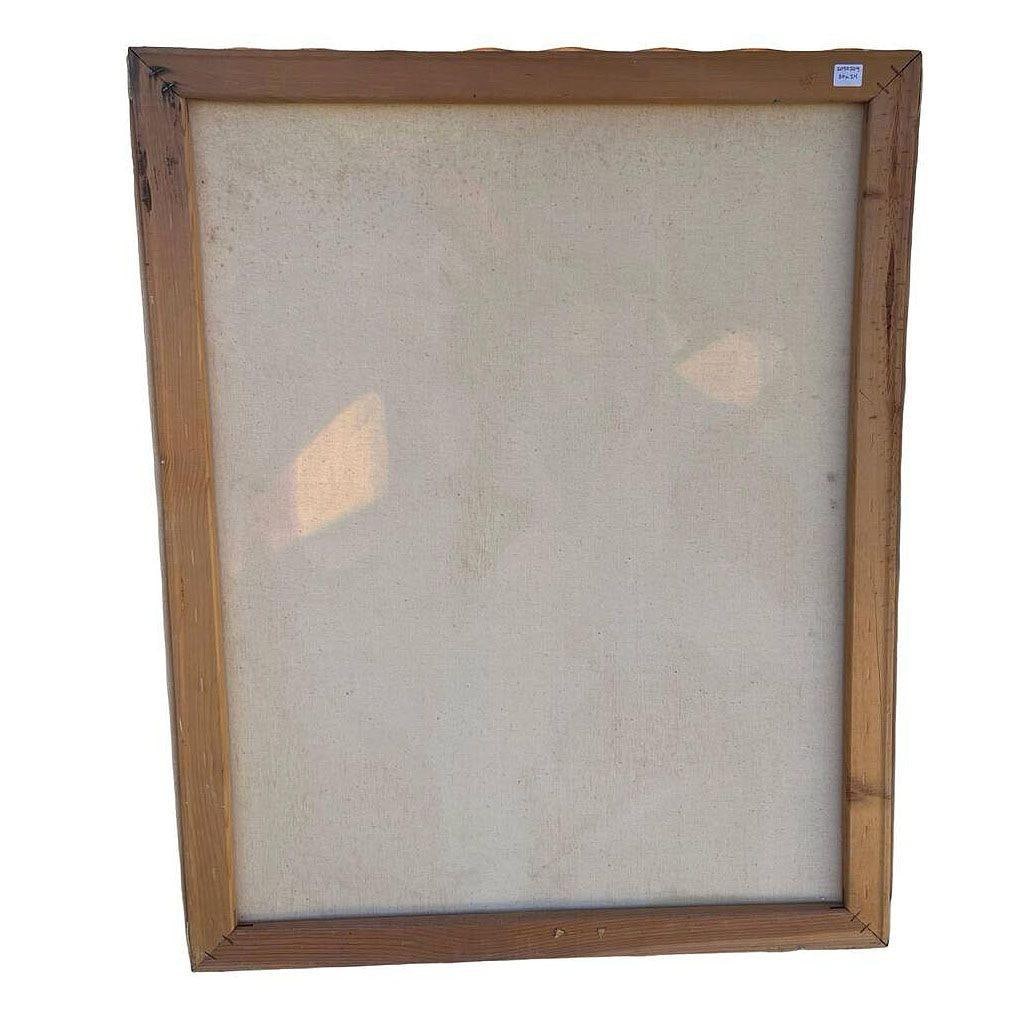 Abstract Expressionist Multi-colored Figures Oil on Canvas Signed Mars - 5