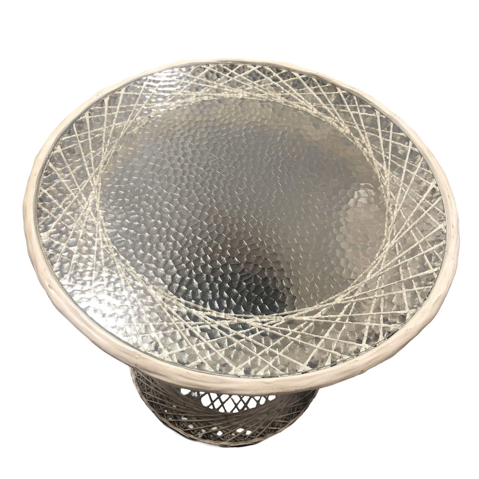 Mid Century 1970s Russel Woodard Fiberglass Table and Chairs Patio Dining Set - 10